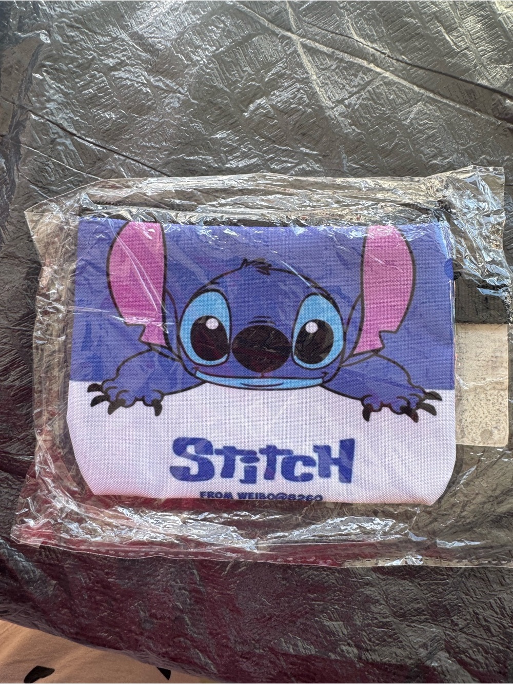 Disney Stitch Purple Pink Blue Character Pouch